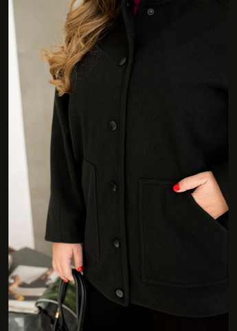 Черное демисезонное Пальто оверсайз Minova