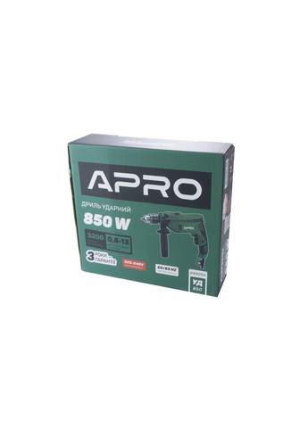 Дрель ударная электрическая 850W с ключевым патроном для сверления и ударных работ Apro (332205371)