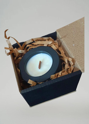Эко свеча-холст, аромат Leather wood Svich Shop (282026733)