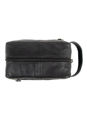 Чёрный кожаный несессер 1450 BLK Ashwood (303830297)