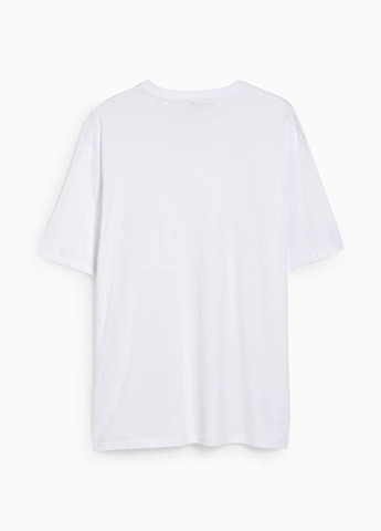 Белая футболка из хлопка C&A