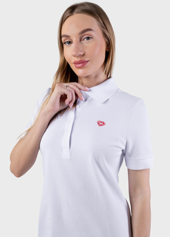 Белое платье поло женское fashion белое 103619 Power