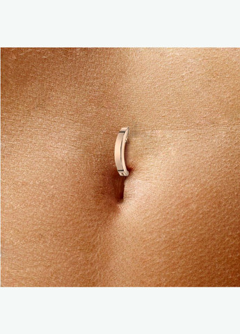 Серьга кликер из стали RHN01-1410-RD для зимнего пирсинга в пупок (Штанга: 10мм; Цвет: ) Spikes (333342356)