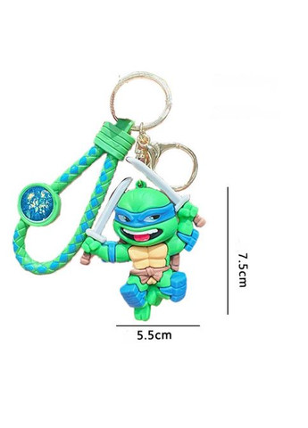 Черепашки ніндзя брелок Леонардо брелоки на рюкзак, ключі Ninja Turtles Leonardo 7,5 см Shantou (306743508)