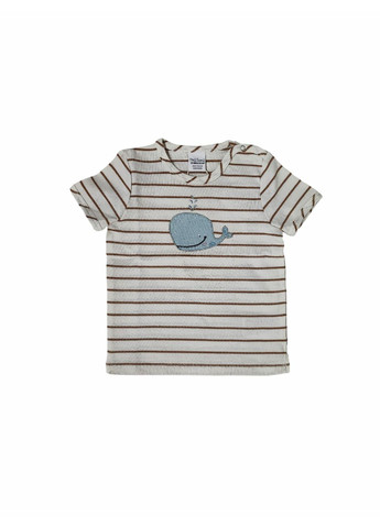 Біла літня дитяча футболка для хлопчика біла (25111243) Green Cotton