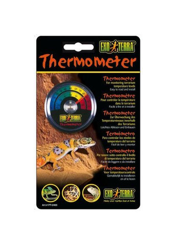 Термометр Exo Terra для тераріумів, механічний, пластик (*) Exo-terra (323153371)