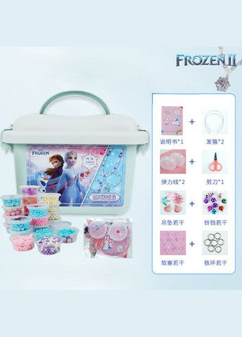 Дитячий набір для творчості рукоділля Forzen набір для створення браслетів та прикрас Diy (316535546)