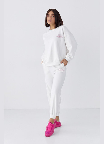 Жіночий спортивний костюм з джогерами та світшотом Lurex (327705782)