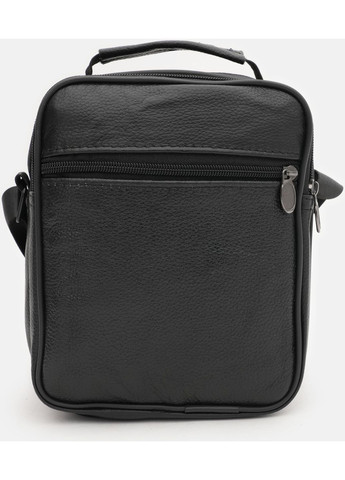 Сумка планшет через плечо из натуральной кожи мужская для документов и для телефона маленькая Черный 40276 Borsa Leather (361348664)