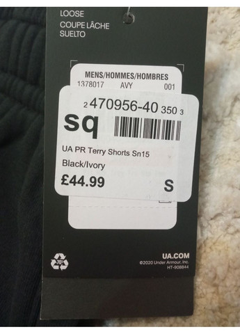 Оригінал Project Rock Terry Shorts 1378017 шорти Under Armour (353835412)