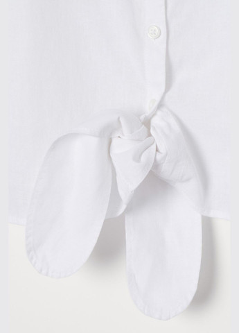 Біла блуза льняна H&M