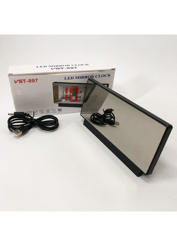 Настільний електронний годинник з підсвічуванням на батарейках 897-5, GN-376 Годинники електронні VST (351486217)