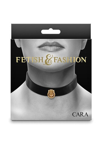 Ошейник с золотистой фурнитурой Fetish & Fashion, Ns Novelties (317756528)