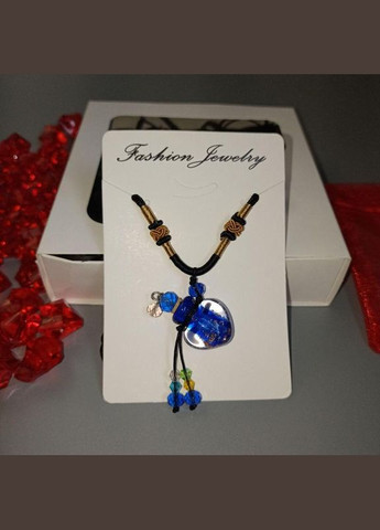 Кулон-флакон синє серце для парфумів, магічного зілля в подарунковій коробці+подарунок No Brand (351874199)