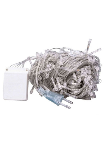 Гірлянда Нитка 50 LED довжина 6 метрів прозора, мультиколор GarlandoPro (328603673)