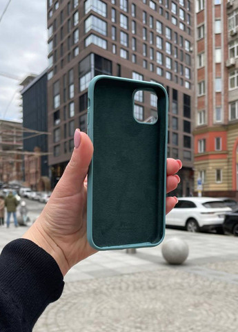 Чохол для iPhone 11 Pro зелений Cactus Silicone Case силікон кейс No Brand (289754205)