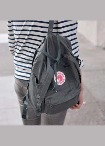 Городской рюкзак Kanken Frost Green-Chess Pattern 16л (23510.664-904) Fjallraven (322208042)