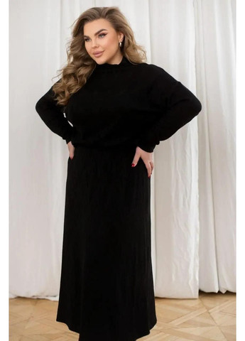 Костюм з ангори фактурної в'язки жіночий утеплений MoDiva (361851528)