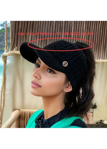 Бини женский с отверстием для хвостика No Brand Біні (367735303)