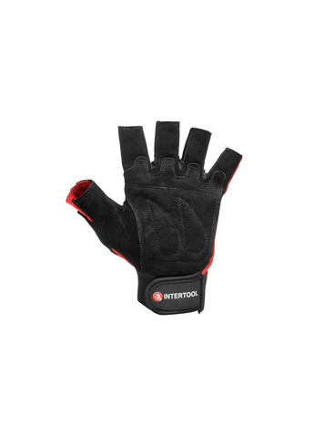 Рукавичка без пальців Intertool шкіра козячої вставки спандекс 10" (SP-0148) Mastertool (365253538)