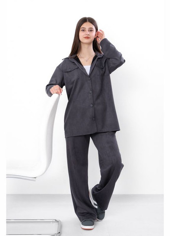 Темно-серый демисезонный костюм для девочки (подростковый) (p-16815) Носи своє
