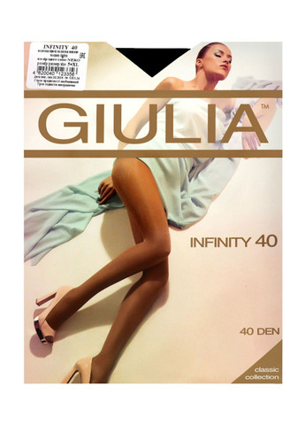 Колготки без шортиков и трусиков Infinity 40 den (caramel-4) Giulia (284343686)