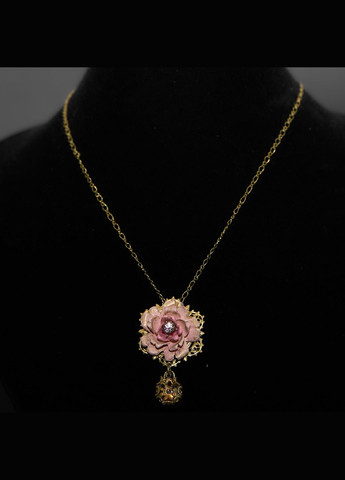 Кольє "Цвітіння Троянди" з рожевими кристалами Swarovski Michal Negrin (346241894)