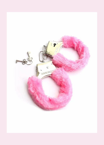 Наручники рожеві металеві для бдсм у рожевому кольорі браслети для фіксації No Brand (341309970)