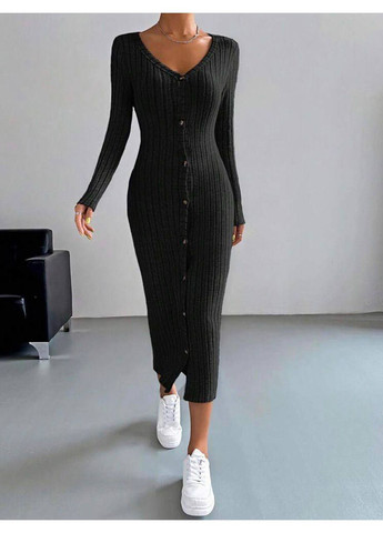 Чорна 😍сукня зі смужками на будь-який смак No Brand