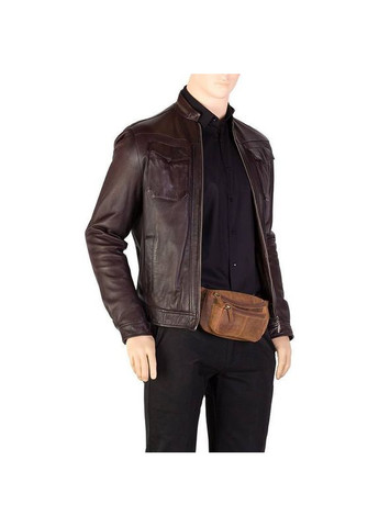 Поясная кожаная сумка Bumbag Sand (720 SND) Visconti (324611461)