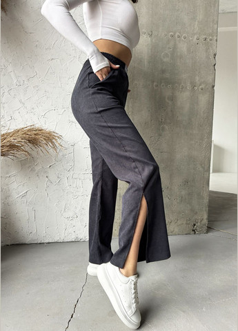 Универсальные трендовые женские брюки палаццо с разрезами по бокам INNOE Штани (315800314)