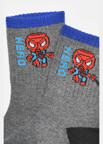 Носки детские махровые для мальчика темно-серого цвета Let's Shop (304251793)