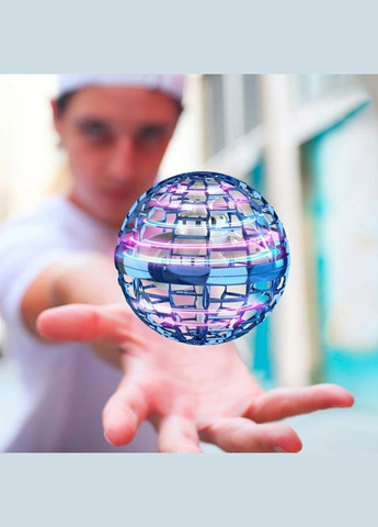 Дитяча куля, що світиться Flying Spinner RGB синій (1756375719) FlyNova (326033165)