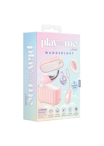 Набір вібраторів Play With Me з пультом та кейсом, рожевий, 2 шт. Blush (361670266)