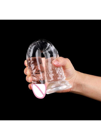 Фалоімітатор силіконовий на присосці анальний вагінальний фалос реалістичний розмір M No Brand (339092230)