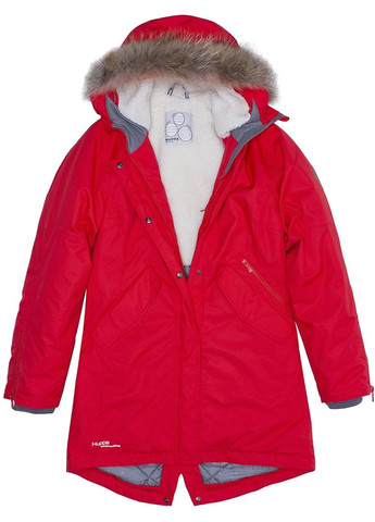 Красная термопальто vivian 1, р.134, красный () Huppa 12490120-70004-134