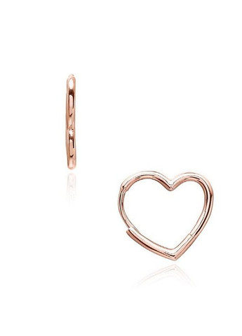 Серебряные серьги с бриллиантами «Ассиметричные сердца». Kabluchka (355347808)