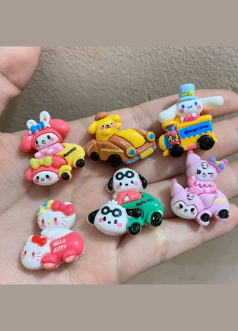 Хэлло Китти наклейки Hello Kitty Привет Китти 3D для детей 6 шт упаковка Shantou (332996863)