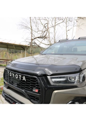 Дефлектор капота 2020- рр. EuroCap для Hilux 2015- рр Toyota (389049470)