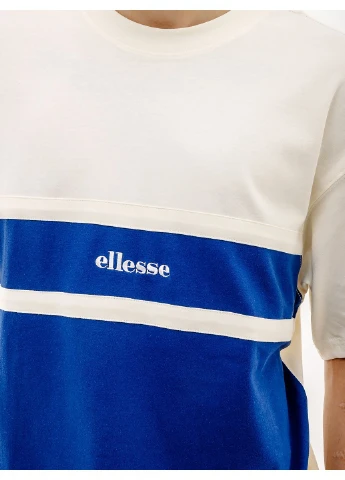 Комбинированная футболка rocazzi t-shirt blue/beige shv20206-631 Ellesse