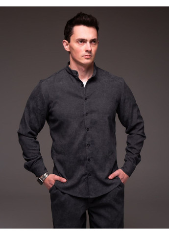 Темно-серая рубашка No Brand
