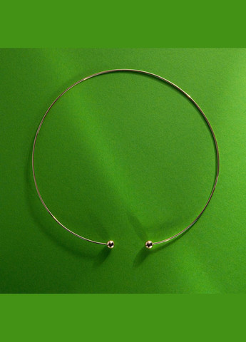 Кольє - чокер "Miley" (жовте золото) з кульками кол02548 Oniks (316302307)