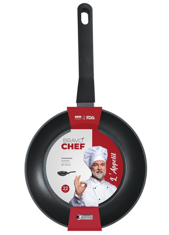 Сковорода L"Appetit 22 см (BC-1103-22) Bravo Chef (365275299)