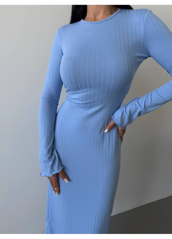 Блакитна святковий сукня Vione однотонна