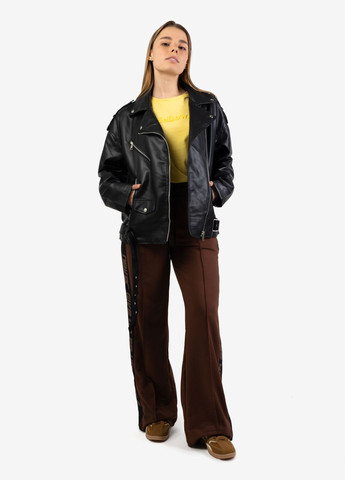 Черная куртка женская k-802 черная косуха 345873 косуха Power