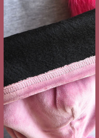 Набір шапка+шарф підлітковий для дівчинки велюровий рожевого кольору Let's Shop (301764134)