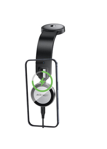 Автотримач для телефона з БЗП magnetic wireless charging car holder for dashboard (6974316283546) Acefast D37 (372679723)