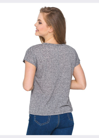 універсальна сіра футболка з віскози Dressa - (355889709)