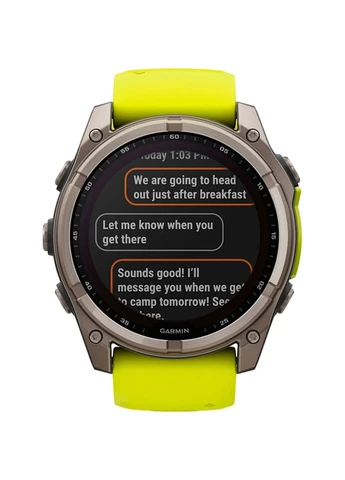 Смарт-годинник Fenix 8 Solar Sapphire 51mm Titanium with Amp Yellow/Graphite Silicone Band (010-02907-20) [116854] Garmin (400903564)