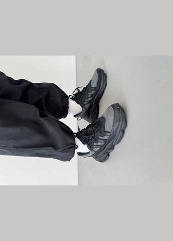 Черные демисезонные кроссовки мужские и женские adidas ozweego black | адидас озвиго черные No Brand